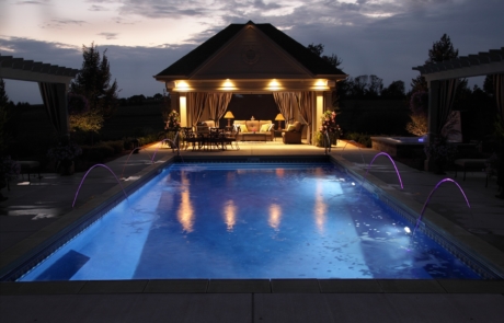 Specialty projects, pool house cabana